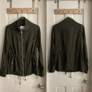 Army green jacket